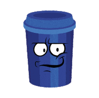 Smusya coffee face emotion motion lib Sticker