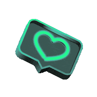 Heart Sticker by Ludmila Rabelo