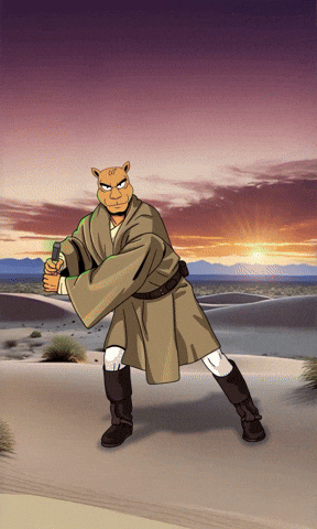 Jedi Lightsaber GIF by Camel Dad