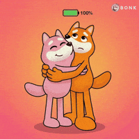 Hugging Embracing GIF by BONK