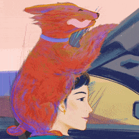 Happy On My Way GIF by sharon-liu.com