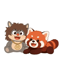 Red Panda Earth Day Sticker