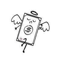Querido_Dinero money bye dinero money spending Sticker