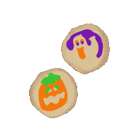 Ghost Pumkin Sticker by Easy Peasy Cutters