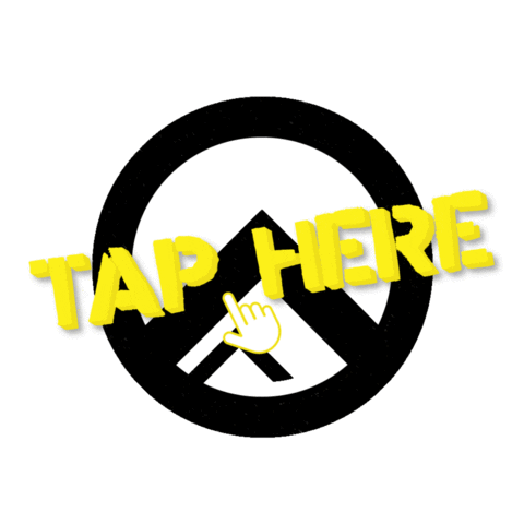 Tap Here Sticker by First Launch - A Full Service Digital Marketing Agency