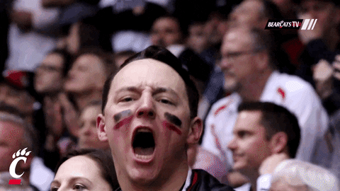lets go energy GIF by University of Cincinnati Athletics