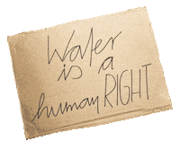 Human Right Water Sticker by Viva con Agua