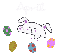 Easter Bunny Spring Sticker