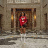 Nebraska Volleyball GIF by Huskers