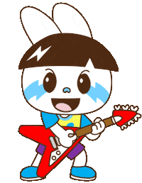 Happy Rock Sticker by Fun Cican