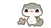 Squirrel Attention Sticker