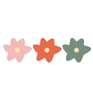 saradadaa fun rainbow retro flower Sticker