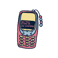 Call Me Phone Sticker by Will Linley