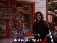 Season 1 Shut Up GIF by Twin Peaks on Showtime
