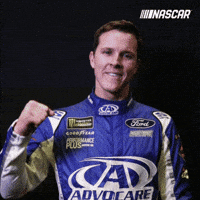 celebrate trevor bayne GIF by NASCAR