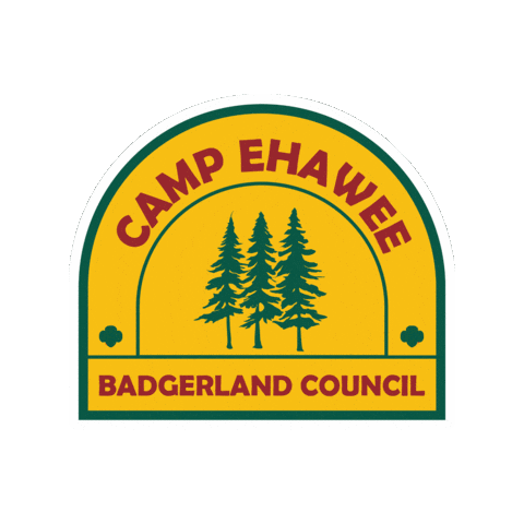 GSBadgerland giphygifmaker girl scouts badgerland gsbadgerland Sticker
