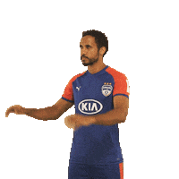 Flying Kiss Football Sticker by Indian Super League