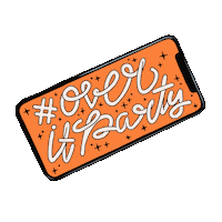 Over It Im Done Sticker