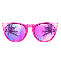 palm trees summer Sticker by L.A. Girl