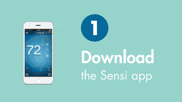 smart home thermostat GIF by Sensi