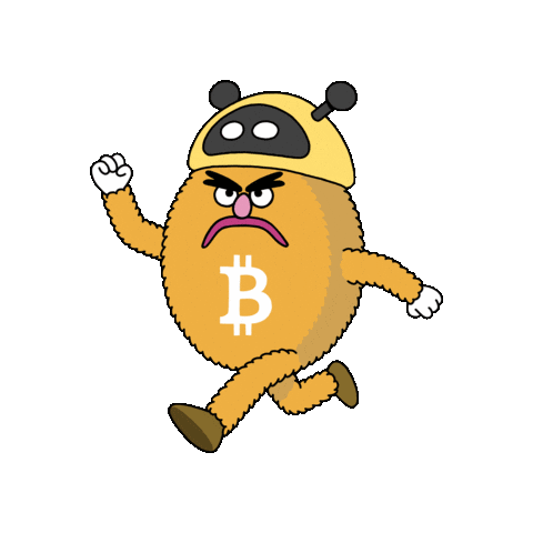 Bitcoin Cryptocurrency Sticker by herecomesbitcoin