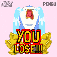 Lose Game Over GIF by Pudgy Penguins