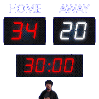 20 Away Sticker