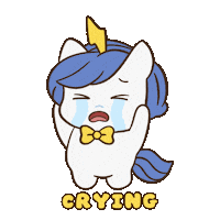 Bu Crying Sticker by Brave Unicorn