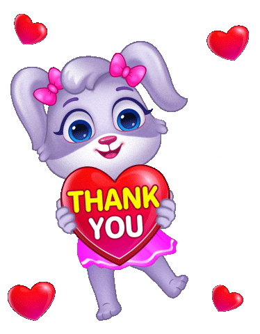 Thank You So Much Sticker by Lucas and Friends by RV AppStudios