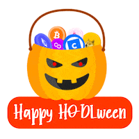 Halloween Bitcoin Sticker by Coinhako