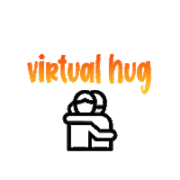Virtualhug Hug Sticker by tSocial