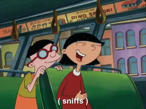 hey arnold nicksplat GIF