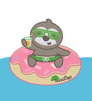 Summer Swimming Sticker by Life In Treetop