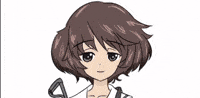 Girls Und Panzer Yukari GIF