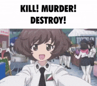 Girls Und Panzer Yukari GIF