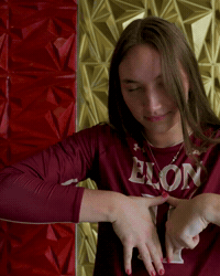 Elon Volleyball GIF by Elon Phoenix