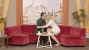 katjana gerz awkward hug GIF by funk
