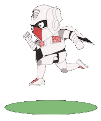 White Wings Goal Sticker