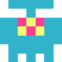 Space Invader Love Sticker by Blockvaders