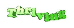 Slang Thriving Sticker by GIPHY Text