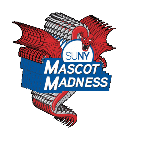 Red Dragons Dragon Sticker by SUNY Oneonta