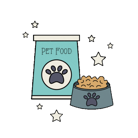 Cat Dog Sticker by Patra Bene