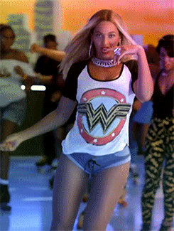 Wonder Woman Beyonce GIF