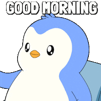 Good Morning Sticker by Pudgy Penguins