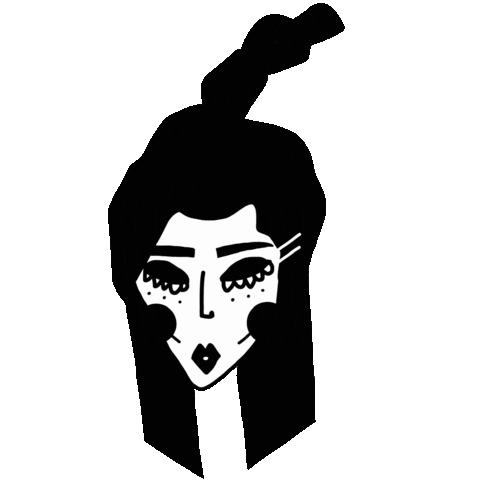 Art Girl Sticker