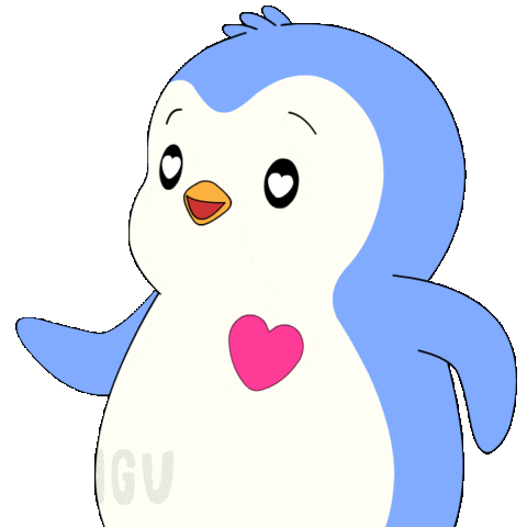 In Love Smile Sticker by Pudgy Penguins