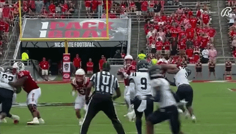 therealessad giphygifgrabber touchdown nc state Leary GIF