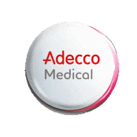 Adecco medical coeurs nounours adecco Sticker