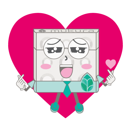 mukuraceramics love heart pink roster Sticker