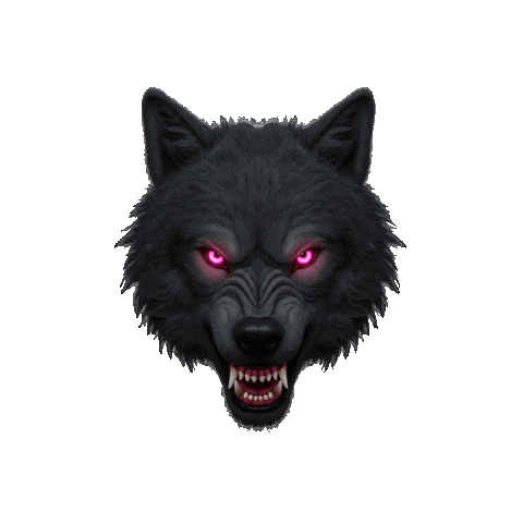 Red Riding Hood Wolf Sticker by Tori V